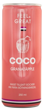 Miniatyrbild Feel Great Coco, Granat�pple, 12-pack