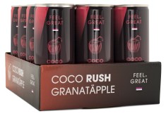 Miniatyrbild Feel Great Coco Rush, Granat�pple, 12-pack