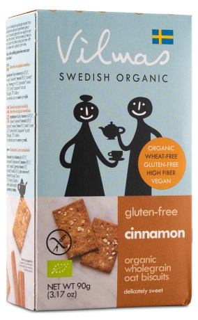 Miniatyrbild Fj�llbergets Bageri Vilmas Kex Eko, Kanel, 90 g