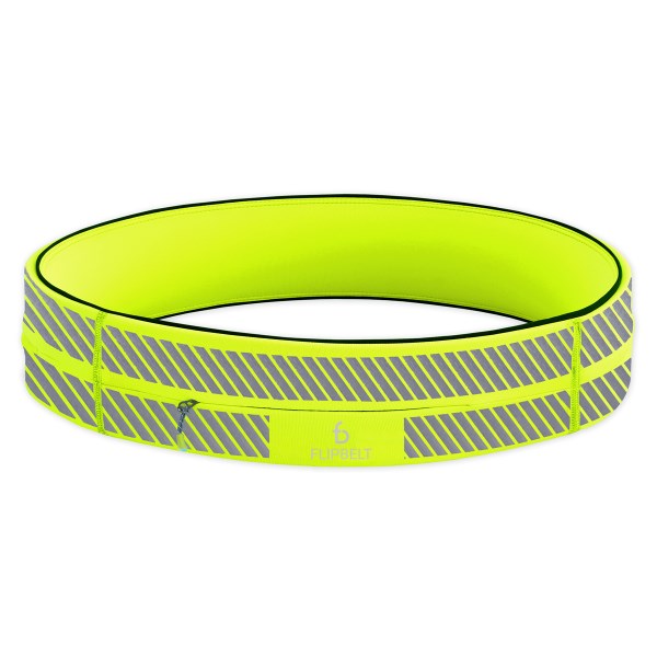 FlipBelt Zip Reflective, L, Neon Yellow