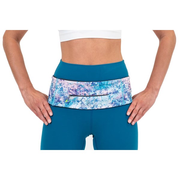 FlipBelt Zipper Belt, L, Ocean Bloom