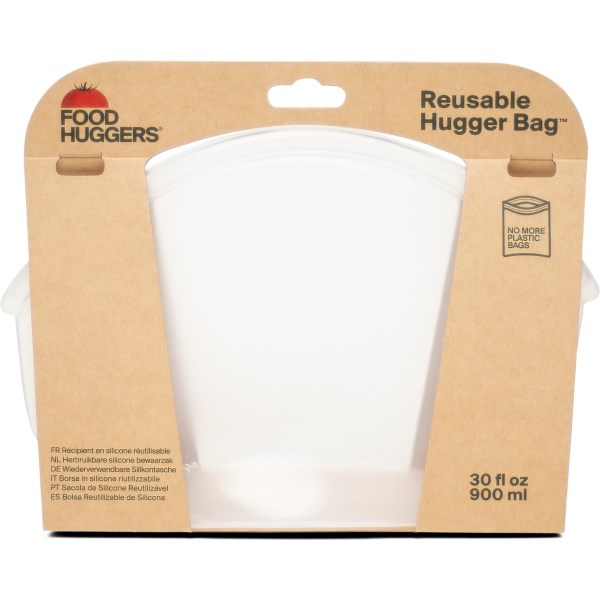 Food Huggers Hugger Bag 900 ml Clear