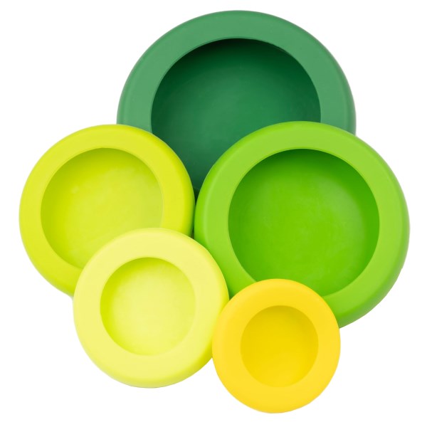 Food Huggers Set of 5, Fresh Greens