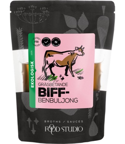 Miniatyrbild Food Studio Beef Bone Broth EKO, 350 ml