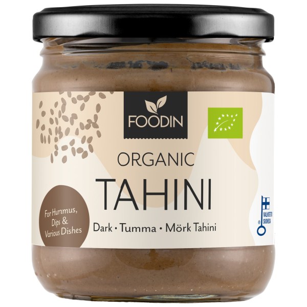 Foodin Dark Tahini Organic, 400 g