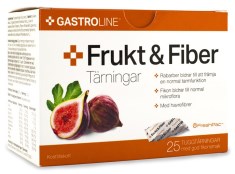 Miniatyrbild Frukt & Fiber T�rningar, 25 tuggt�rningar