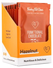 Miniatyrbild Funky Fat Foods Choklad, Hasseln�t, 10-pack