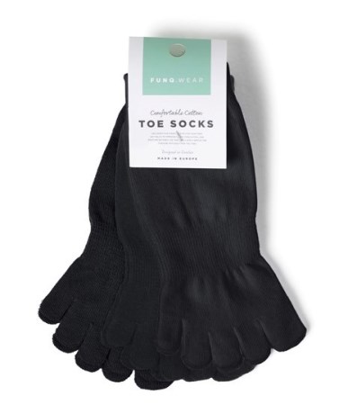 Miniatyrbild Funq Wear 3-pack Tstrumpor Bomull Dam, 38-40, Svart