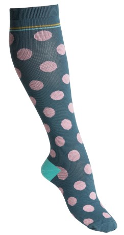 Miniatyrbild Funq Wear Kompressionsstrumpor Bomull 15-18, 40-42, Brittany Blue 