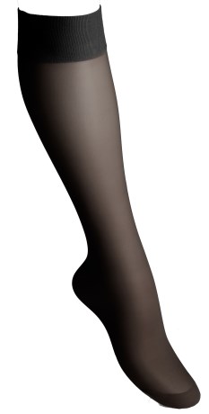 Miniatyrbild Funq Wear Kompressionsstrumpor Nylon 15-18, 38-39, Beautiful Black