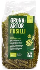 Miniatyrbild a la eco Gr�na �rtor Fusilli, 250 g