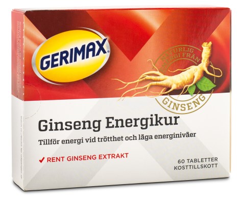 Miniatyrbild Gerimax Ginseng, 60 tabl