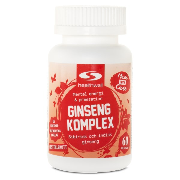 Healthwell Ginseng Komplex, 60 kaps