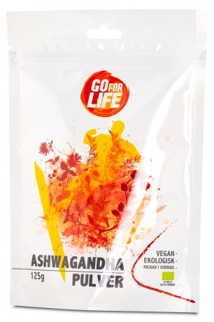 Miniatyrbild Go for Life Ashwagandhapulver EKO, 125 g