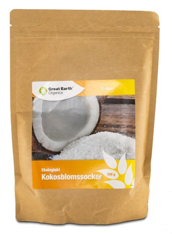 Miniatyrbild Great Earth Kokosblomssocker, 500 g
