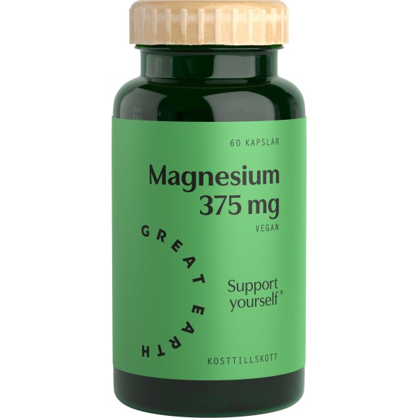 Great Earth Magnesium 375 mg, 100 tabl