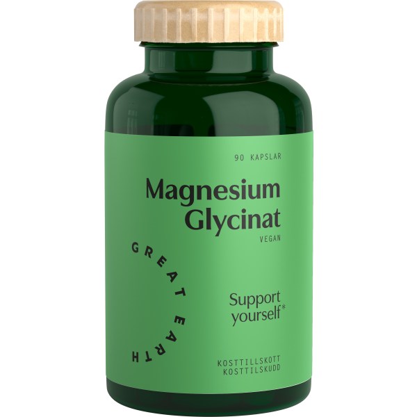Great Earth Magnesiumglycinat, 90 kaps