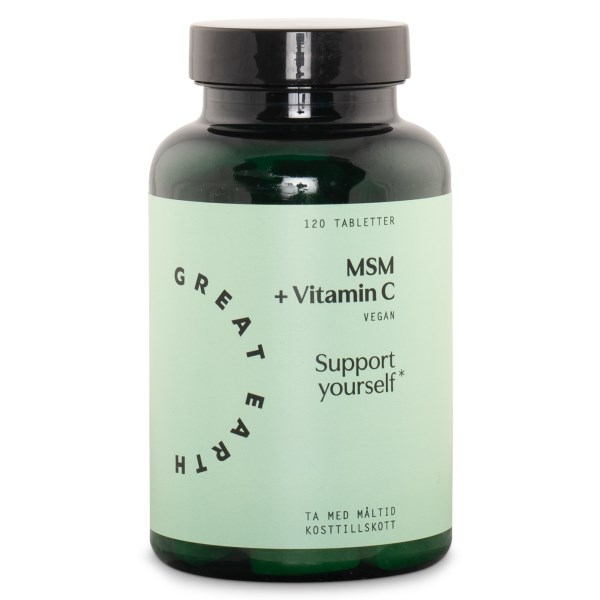 Great Earth MSM + Vitamin C 120 tabl Great Earth MSM + Vitamin C 120 tabl
