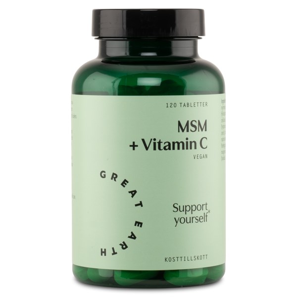 Great Earth MSM + Vitamin C, 120 tabl Great Earth MSM + Vitamin C, 120 tabl