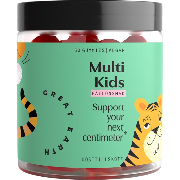 Great Earth Multi Kids, Hallon, 60 Gummies