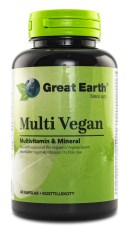Miniatyrbild Great Earth Multi Vegan, 60 kaps