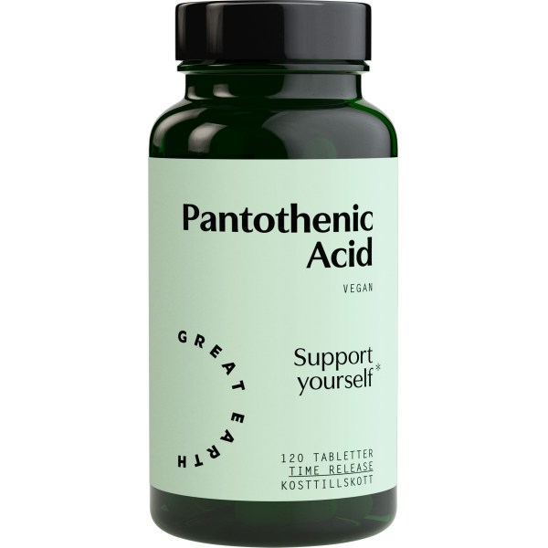 Great Earth Pantothenic Acid, 120 tabl