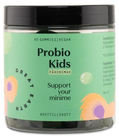 Miniatyrbild Great Earth Probio Kids, Pron, 60 Gummies
