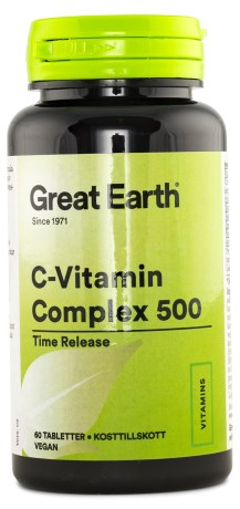 Miniatyrbild Great Earth C-Vitamin Complex 500, 60 tabl