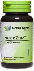 Miniatyrbild Great Earth Super Zinc 15 mg, 100 tabl