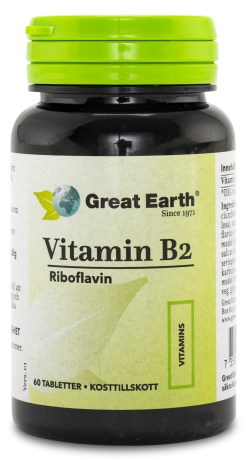 Miniatyrbild Great Earth Vitamin B2, 60 tabl