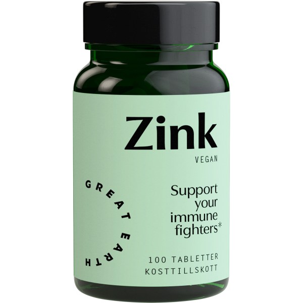 Great Earth Zink 25 mg, 100 tabl