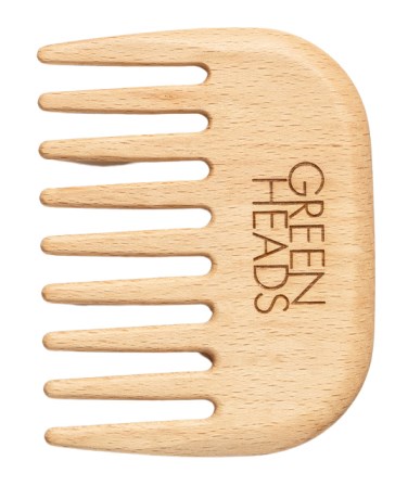 Miniatyrbild Green Heads Wide Wooden Comb, 1 st