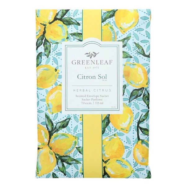 Greenleaf Doftpåse, Citron Sol