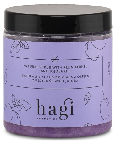 Miniatyrbild Hagi Natural Scrub w Plum Kernel & Jojoba Oil, 300 g