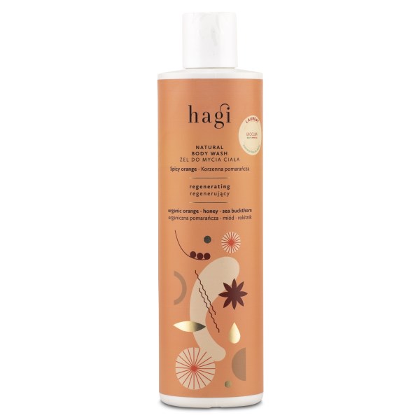 Hagi Natural Shower Gel, 300 ml, Spicy Orange
