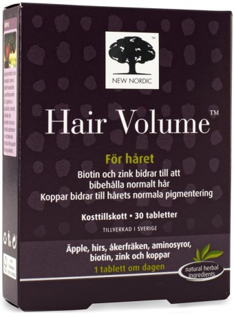 Miniatyrbild New Nordic Hair Volume, 30 tabl