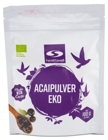 Miniatyrbild Healthwell Acaipulver EKO, 100 g