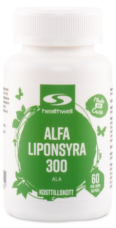 Miniatyrbild Healthwell Alfa Liponsyra 300, 60 kaps