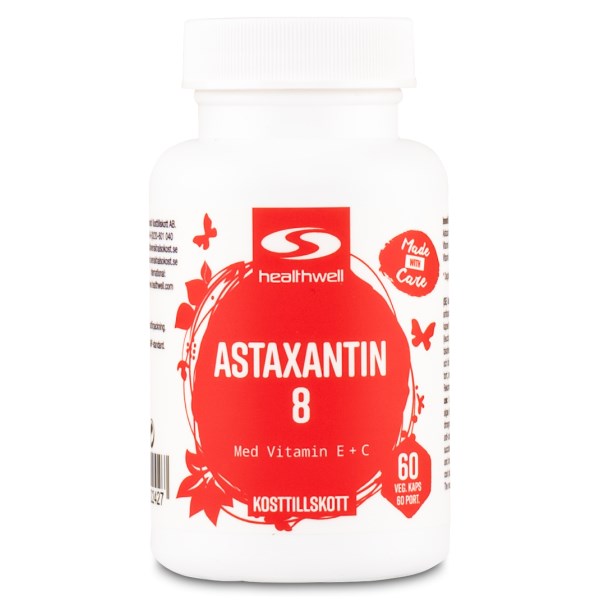 Healthwell Astaxantin 8, 60 kaps