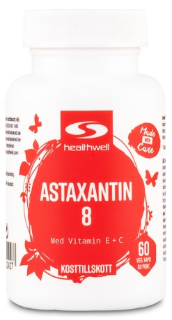 Miniatyrbild Healthwell Astaxantin 8, 60 kaps