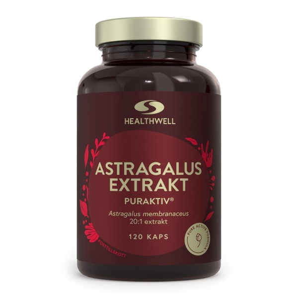 Healthwell Astragalus Extrakt Puraktiv, 120 kaps