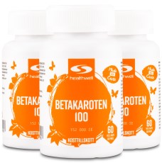 Miniatyrbild Healthwell Betakaroten 100, 180 kaps