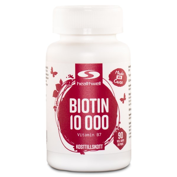 Healthwell Biotin 10000, 90 kaps