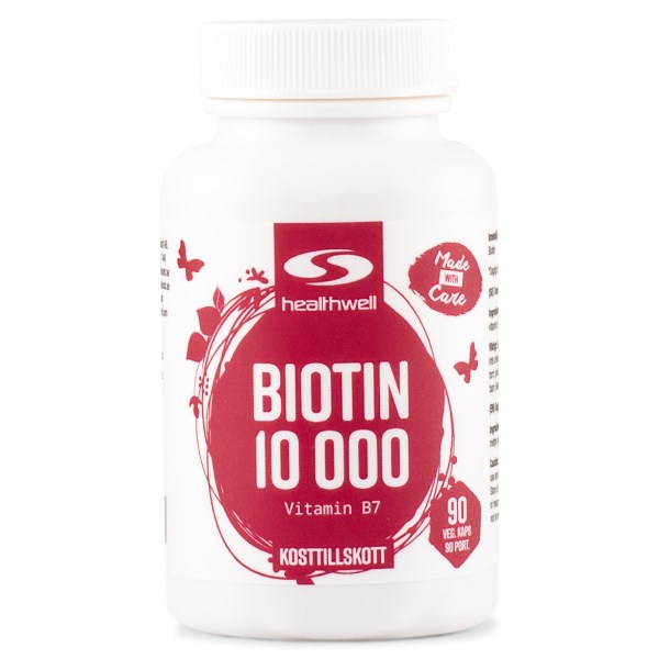 Healthwell Biotin 10000, 90 kaps