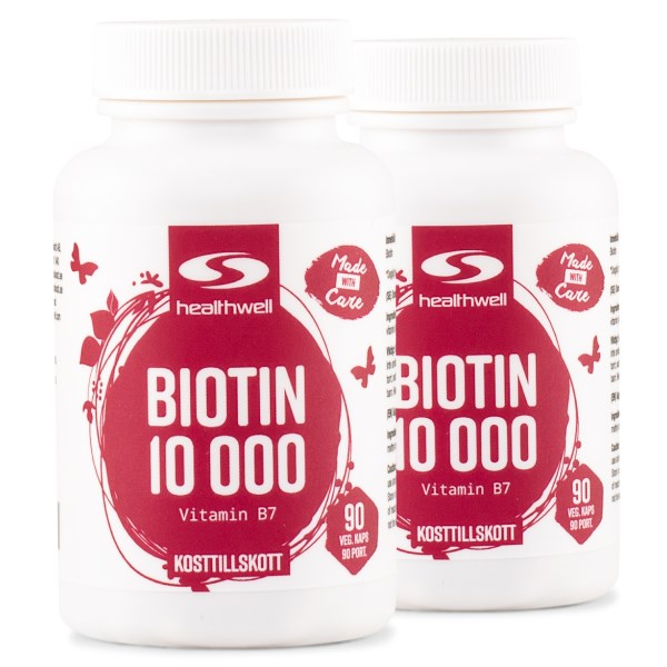 Healthwell Biotin 10000, 180 kaps