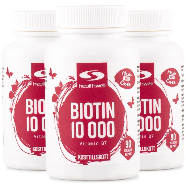 Healthwell Biotin 10000, 270 kaps