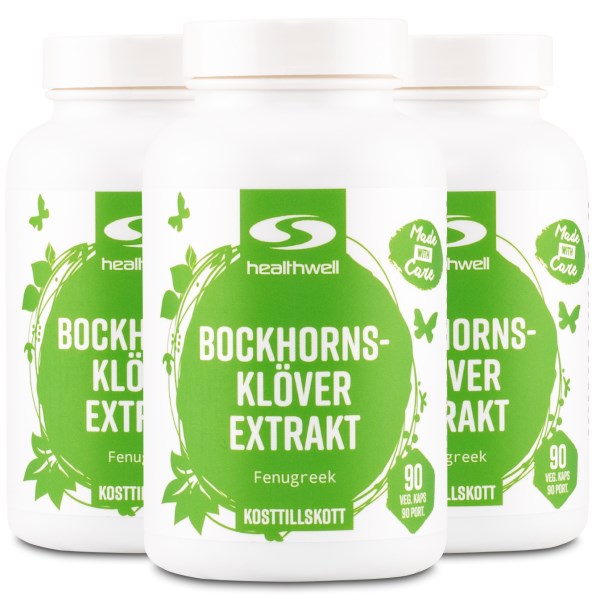 Healthwell Bockhornsklöver, 270 kaps