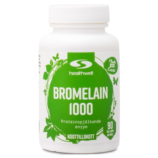 Healthwell Bromelain 1000, 90 kaps