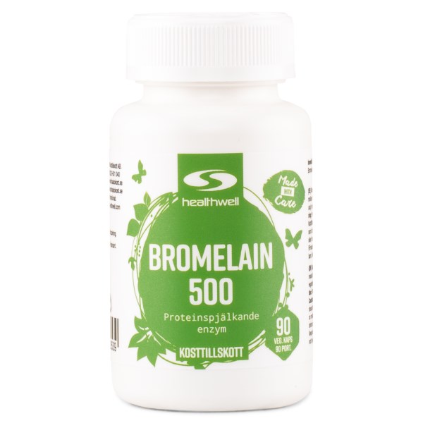 Healthwell Bromelain 500, 90 kaps