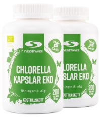 Miniatyrbild Healthwell Chlorella Kapslar EKO, 400 kaps